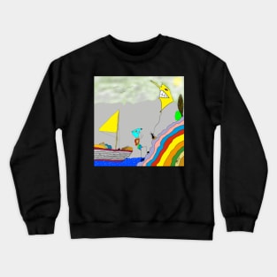 I’m right behind you 🎈 Crewneck Sweatshirt